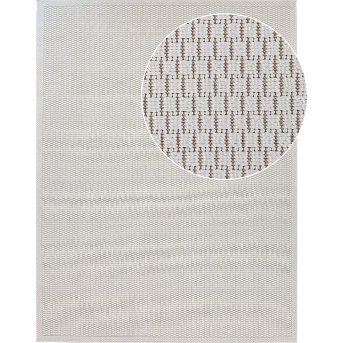 Binnen- en buitenkleed Timba ivoor 60x100 cm