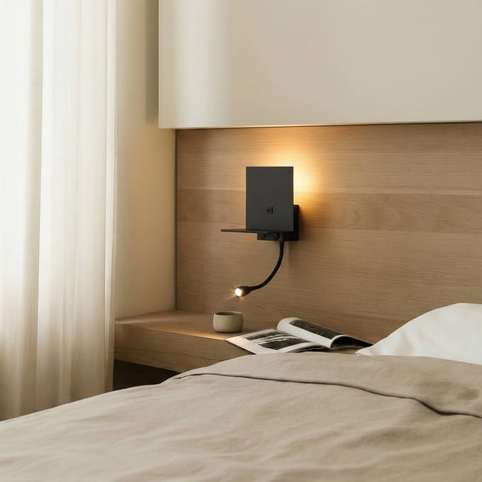 Lindby - wandlamp - 1licht - IJzer - H: 45 cm - G9 - zwart