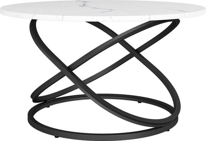 Vicco Calgary Salontafel – 79.5 x 46 cm met groot werkoppervlak Wit