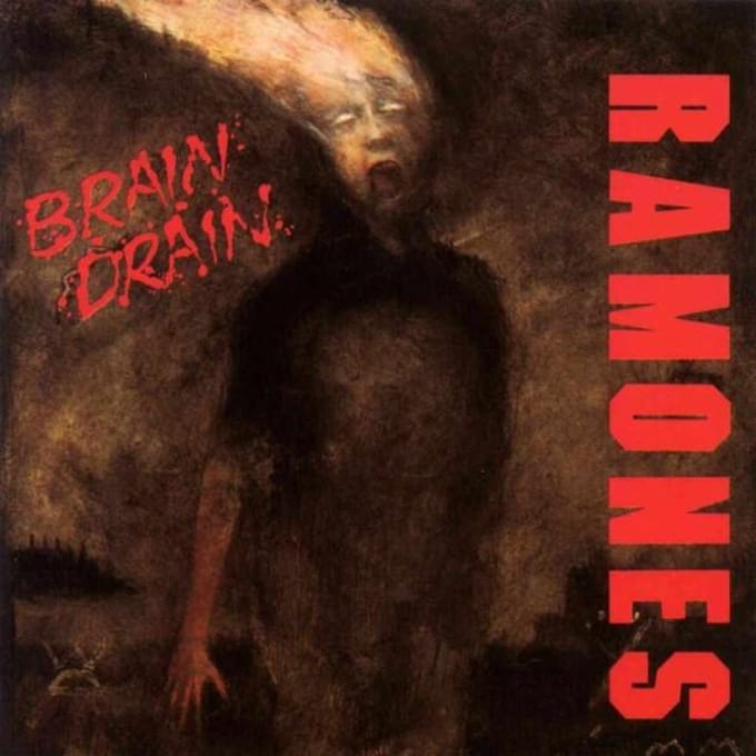 CD RAMONES  Brain Drain  9259052 Sire 1989 US Rock Gebruikt black