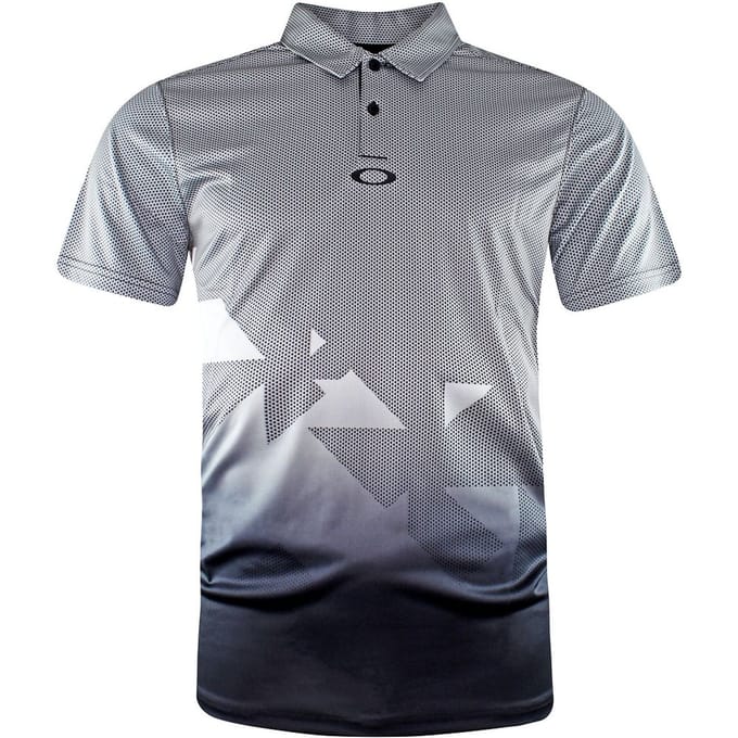 Oakley Collared lichtgrijs heren Offset Urban Golf poloshirt 433689 02E