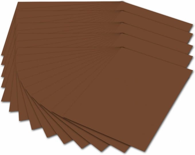 Fotokarton Folia chocolade - bruin A4 300gr pak 50 vel