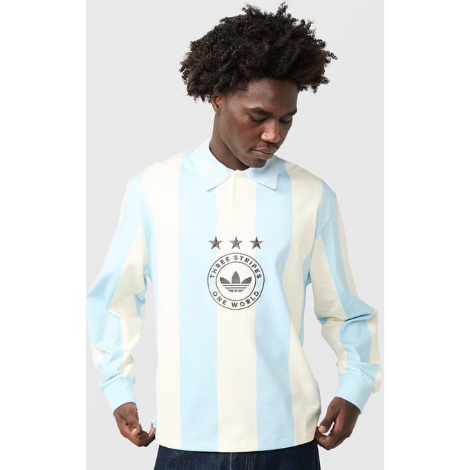 adidas Originals Graphic Long Sleeve Polo