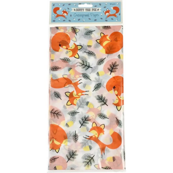 Keukenaccessoires vetvrij papier Rex London Rusty The Fox (x30)