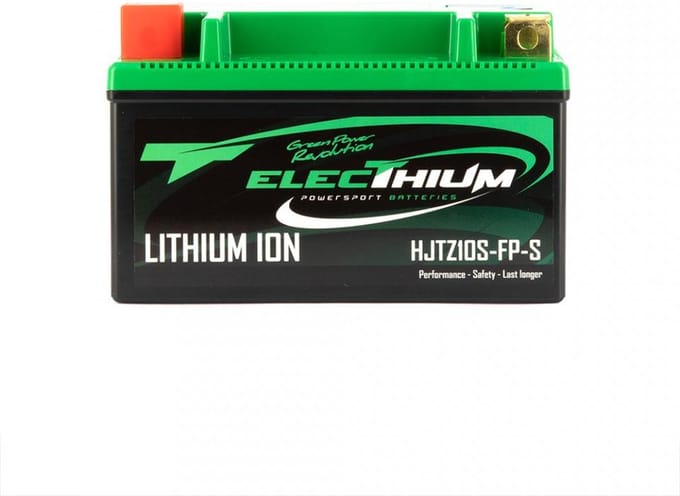 Batterie Lithium Electhium pour Scooter Sym 125 VS 2006 à 2015 YTZ10S-BS / HJTZ10S-FP-S / 4Ah Neuf