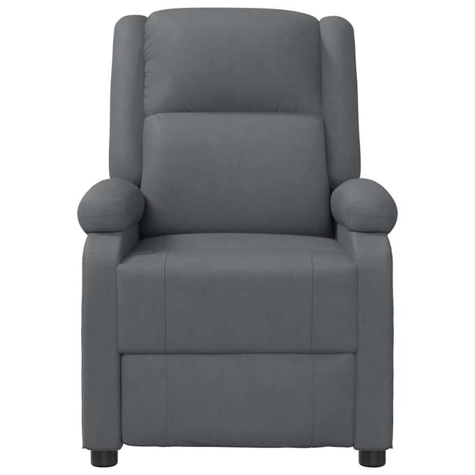 vidaXL - Fauteuil - verstelbaar - kunstleer - grijs