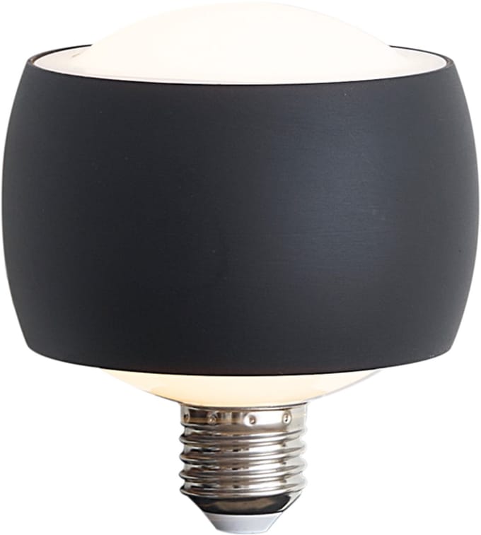 LUEDD E27 LED lamp deco zwart 6W 370 lm 3000K