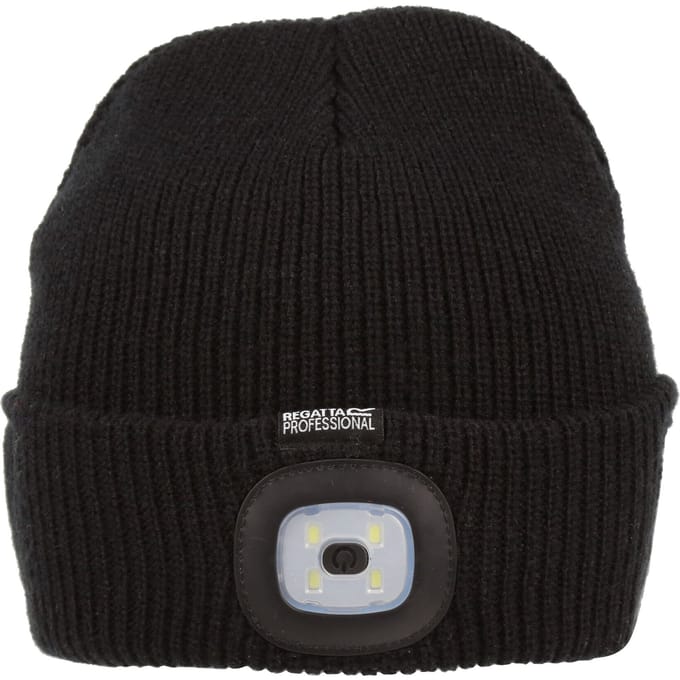 Regatta Volwassen uniseks Pro Spotlight Torch muts (Zwart)