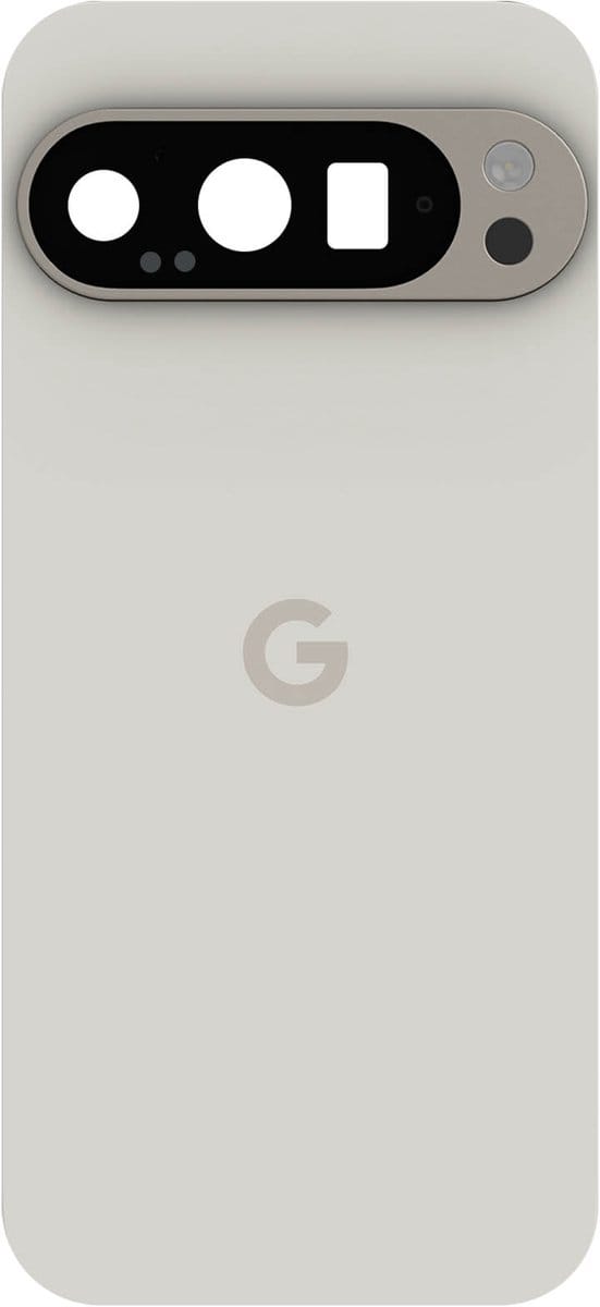 Google, Achterruit voor Google Pixel 9 Pro Original Service Pack, Wit