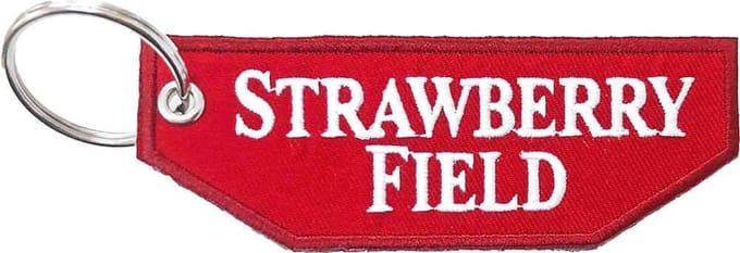 - Strawberry Field Sleutelhanger - Rood