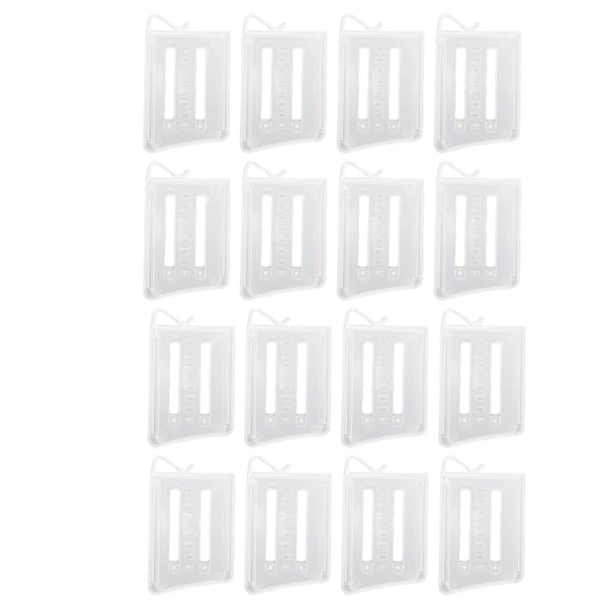 16 stuks Koelkast Divider Koelkast Deur Organizer Verstelbare Scheiders voor Koelkast Make-up white