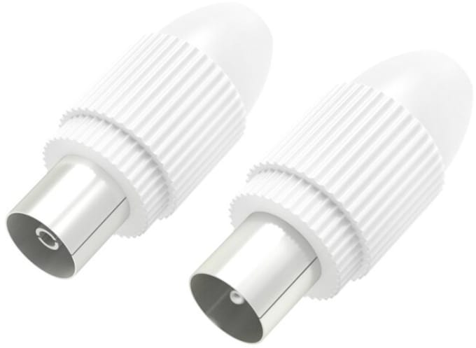 Hama Coax-set Connector/koppeling Klembaar