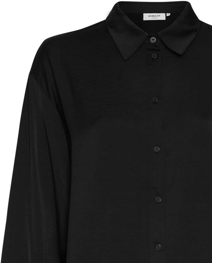 MSCH Copenhagen Mschsandeline Maluca Shirt Dames - Jurken - Zwart - Maat XS/S