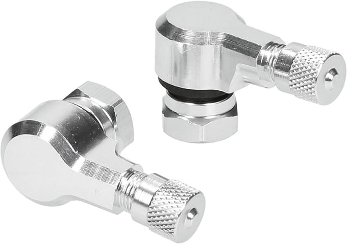 Mezoly ventielen set CNC haaks zilver