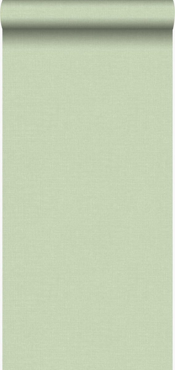 Origin Wallcoverings behang fijne structuur groen - 53 cm x 10.05 m - 346507