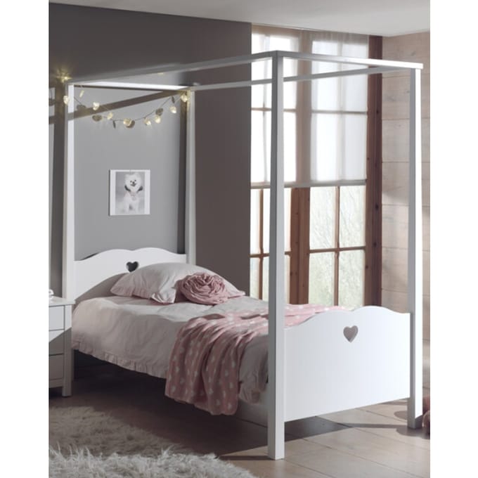 LUCEVI - Amori Hemelbed 90x200cm - Wit