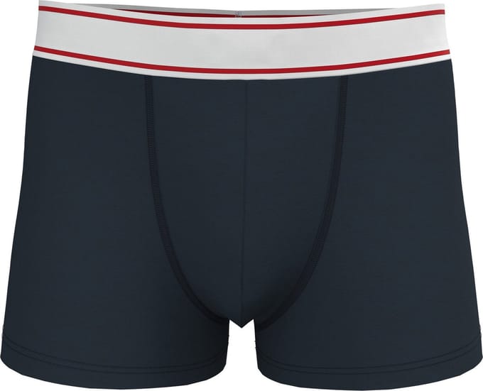 Kariban Boxershorts K800 - Navy / White / Red Stripes - XL