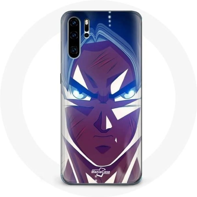 Coque pour Huawei P30 Dragon Ball Goku Visage énervé