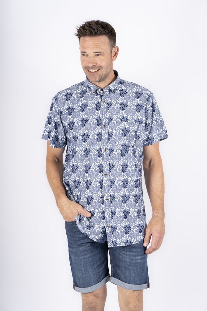 Pre-End Julius overhemd blue maat 4XL