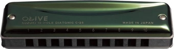 Suzuki Mondharmonica Olive C-20 E