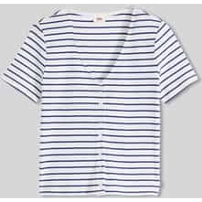 Levi's Muse Ss Tee Penelope Stripe Peacoat Stri Taglia: S | Maglie Sportivi Outlet | Donna