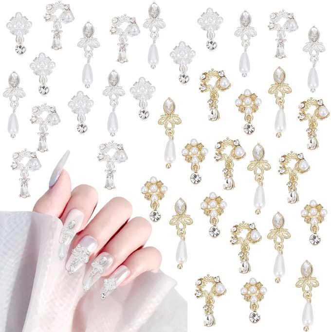 Dailygoods - 36 Stuks Luxe Nagelbedels voor Nailart