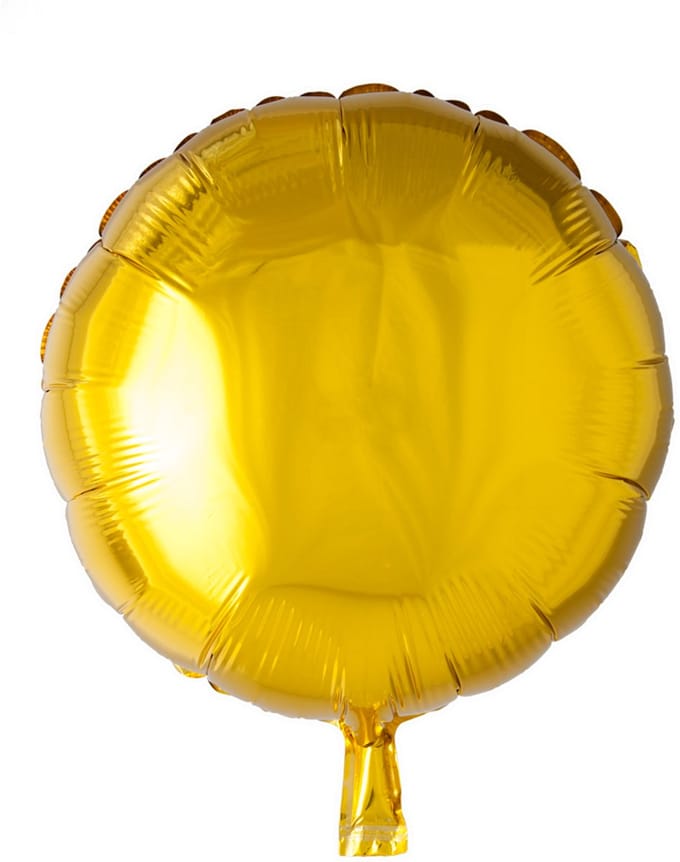 Folie ballon rond goud 46 cm