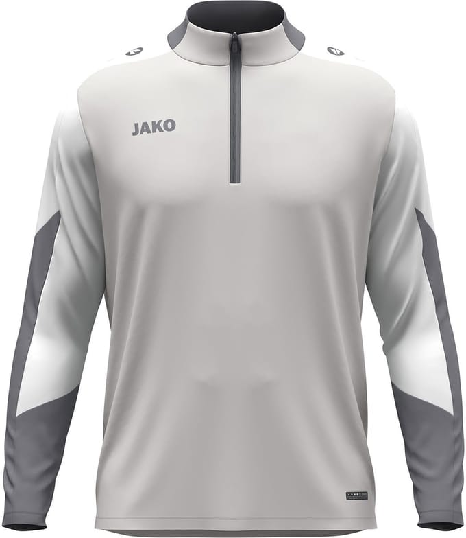 Jako Dynamic Ziptop Dames - Lichtgrijs / Wit / Grijs | Maat: S