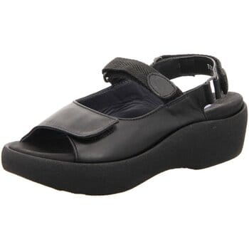 Wolky Sandalen Jewel zwart leer