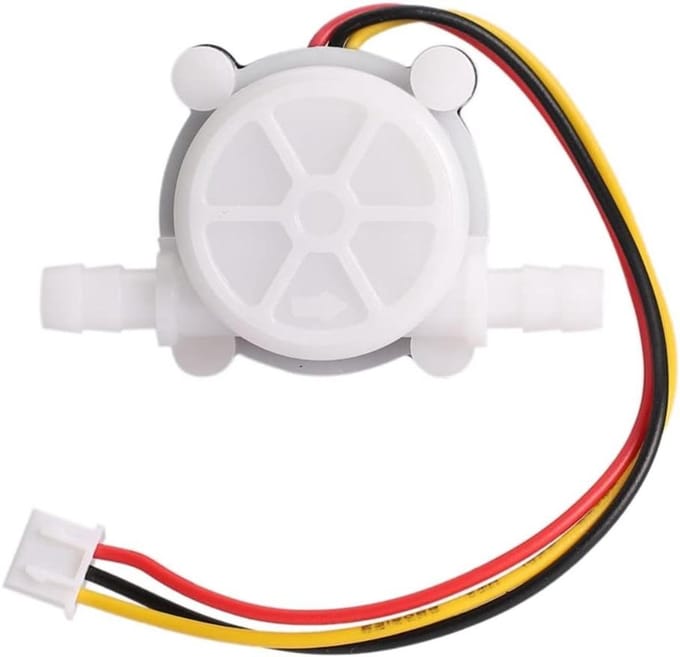Water Flow Sensor - Flow Meter - Water System Controle - RoHS Compliant Materiaal - 0.5-5L/min - Wit