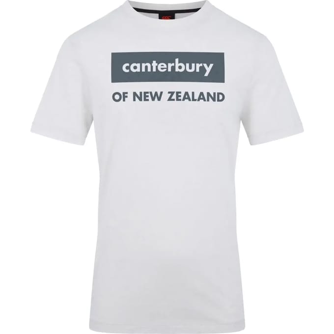 T-shirt logo van katoen Canterbury