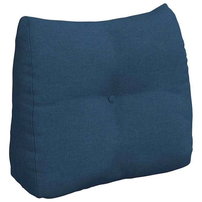 vidaXL - Rugkussen - Blauw - 60 - x - 24 - x - 50 - cm - Stof