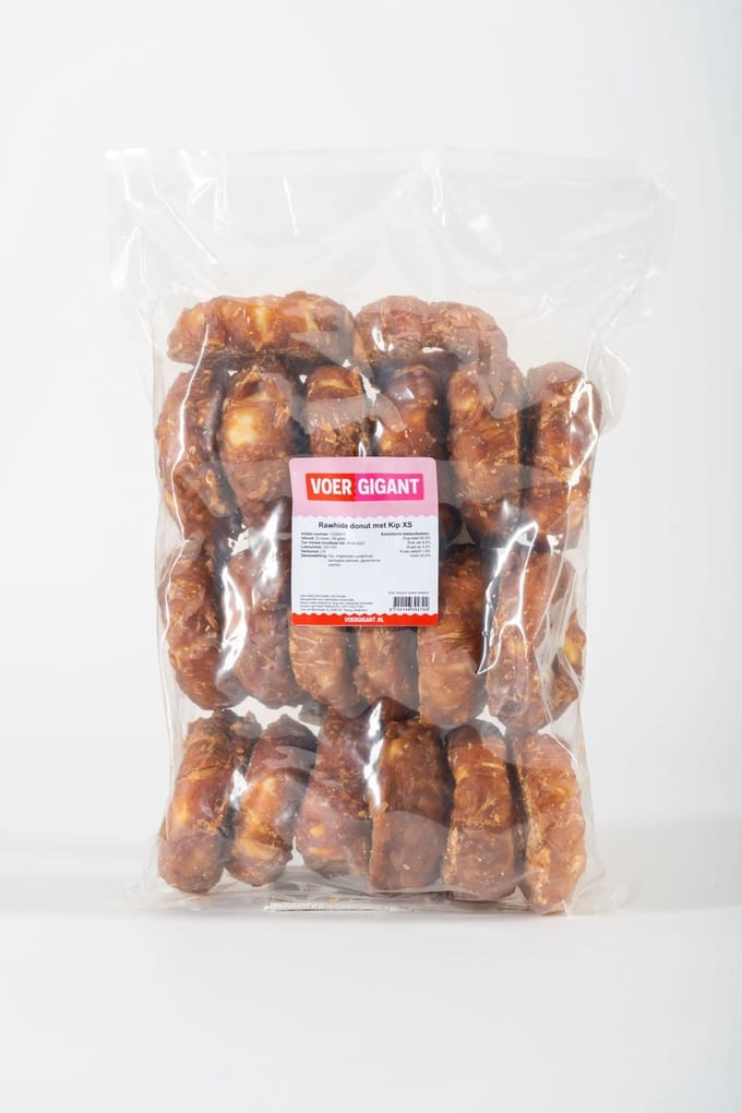 Voergigant - Donut - Kip - 50 g