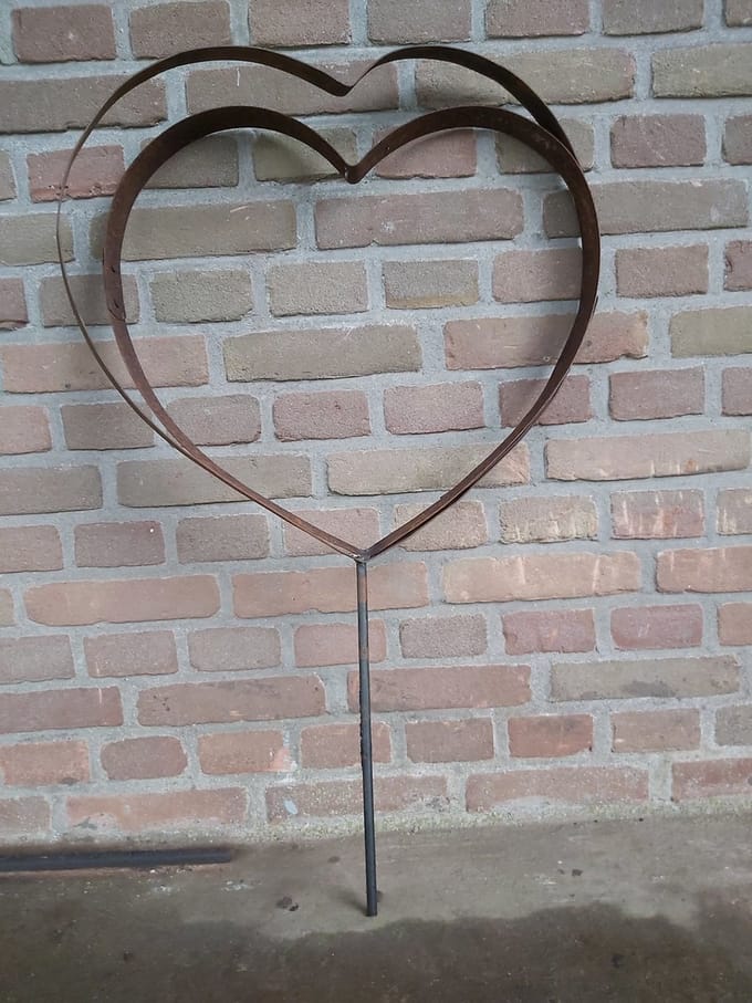 Duigen band ''HART'' on Stick (Large) / Valentijnsdag / Moederdag / Cadeau / Sinterklaascadeau / Kerstcadeau