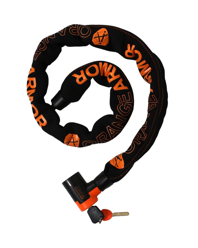 Orange Armor - Thor - Kettingslot - Fietslot - ART2 - 120cm - Zwart/Oranje