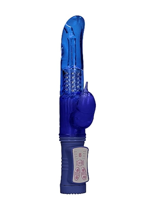 Shots Toys - Rotating Dolphin Vibrator - Blauw