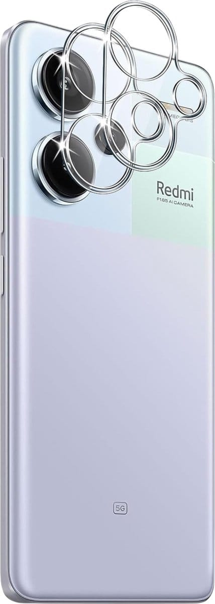 Camera Protector voor Xiaomi Redmi Note 13 Pro Plus 5G - 2 stuks van glas Transparante glazen