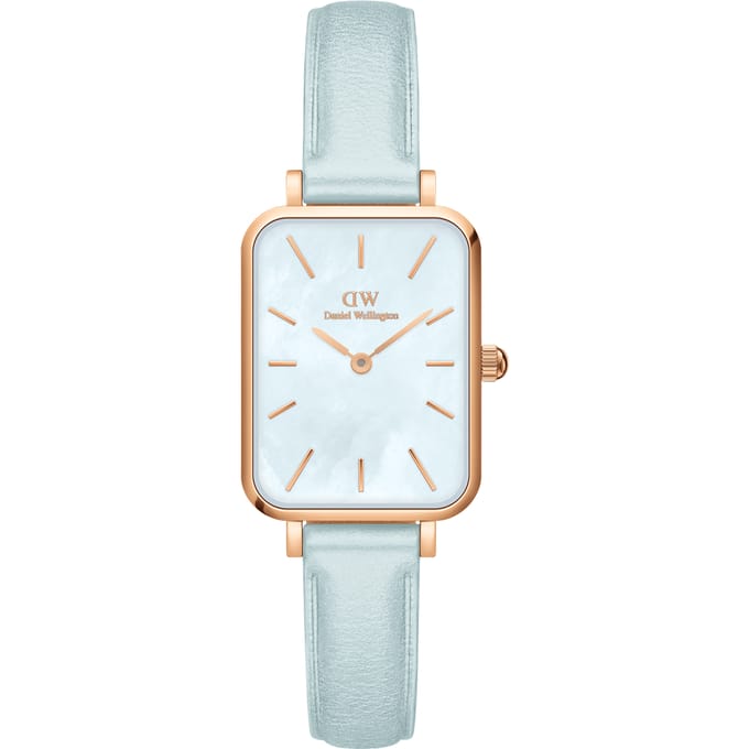 Daniel Wellington DW Watch Quadro Bluebell Rose Gold 20x26mm