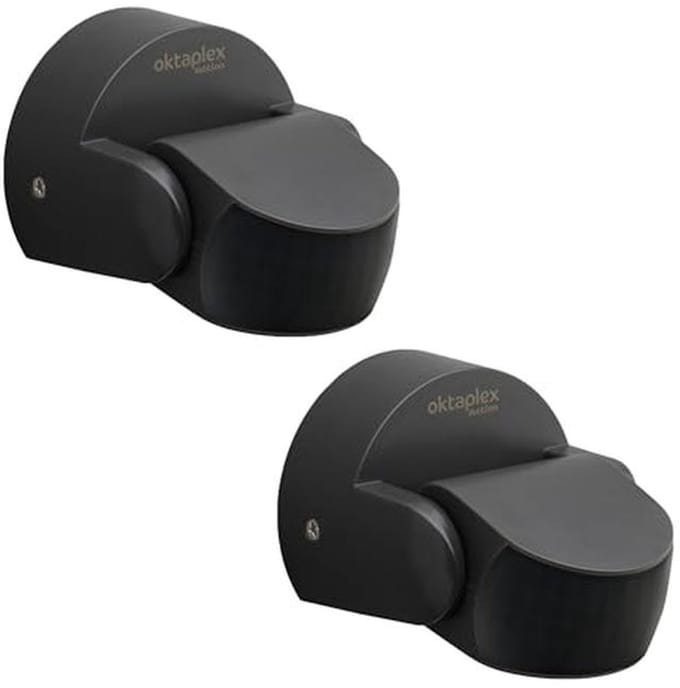 Bewegingsmelder buiten IP65 met 180° draaibare PIR sensor en 10m bereik