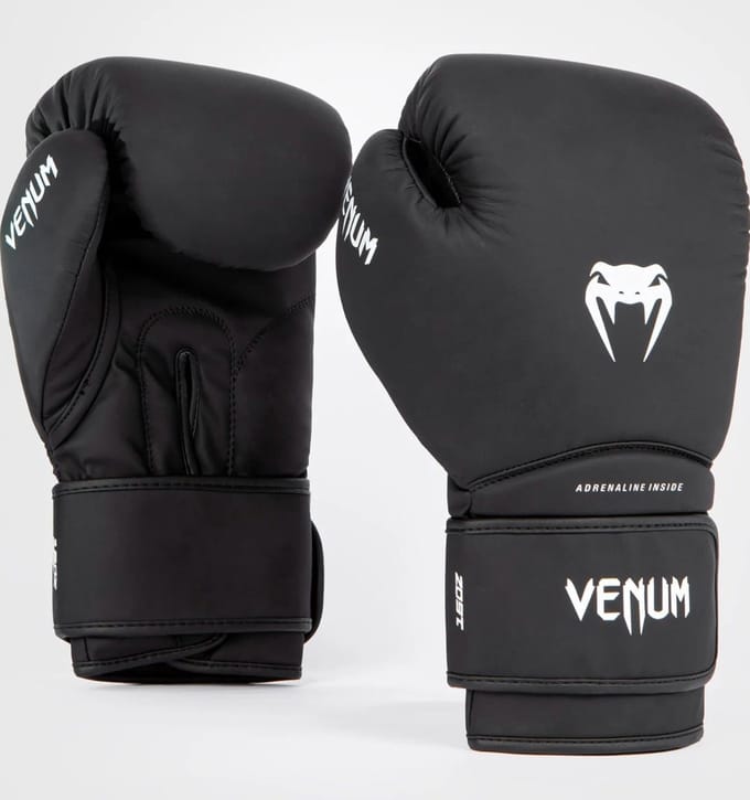 Venum Contender 1.5 Kids Bokshandschoenen Zwart Wit - 4 OZ