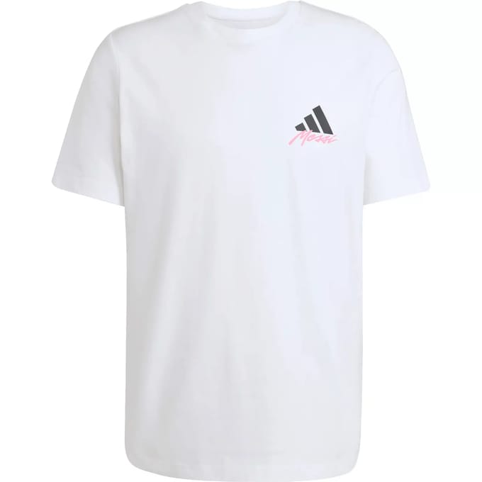 adidas Performance Messi Icon Graphic T-shirt - Heren - Wit