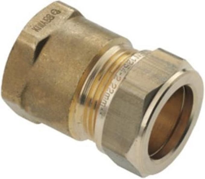 Bonfix messing knelfitting schroefbus 28mm x 1inch FxRp