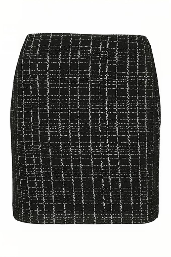 Comma  Skirts Grey/black Taglia: 42 | Minigonne Outlet | Donna | Grigio