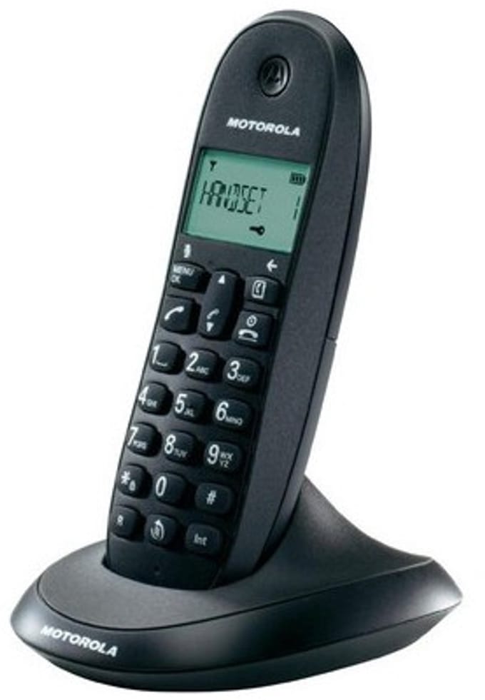 Motorola C1001L - Single DECT telefoon - Nummerherkenning - Zwart