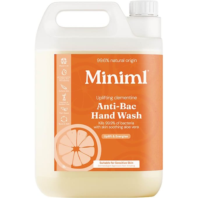 Miniml Anti-BacteriÃ«le Handzeep Zoete Clementine 5L Grootverpakking