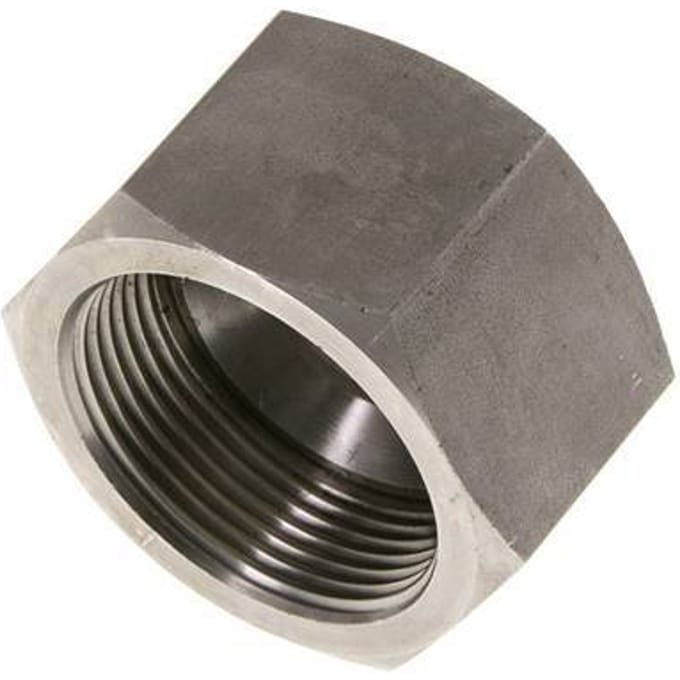 JIC Eindkap UN 1-5/8''-12 RVS 140bar (1967.0psi)