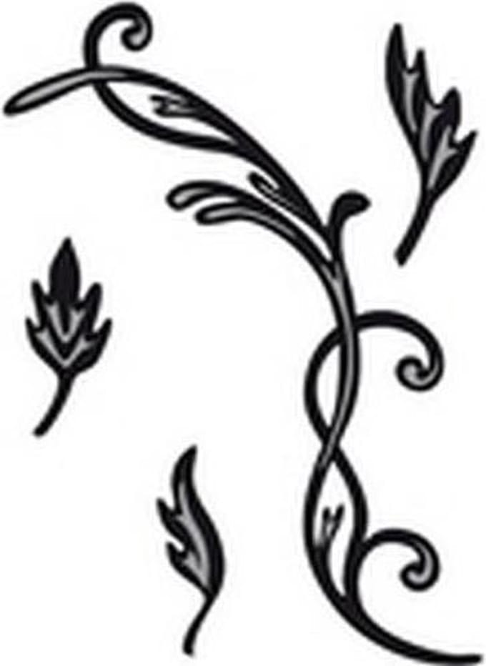 Marianne Design Craftable Mal Tinys swirls & leaves 2 CR1244