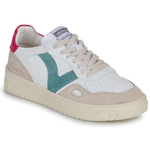 Sportschoenen met leereffect en splitleer Victoria Seul