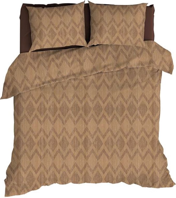 Romanette Mazzini Dekbedovertrek - Extra breed - 260x200/220 cm - Camel