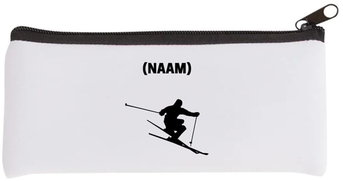 Akyol - skiën Etui - Sport - skiër - wintersport - 20 bij 9 cm